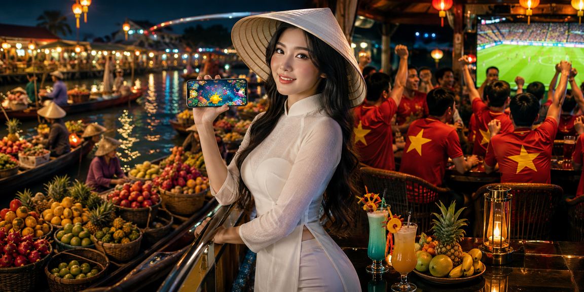 Người chơi tại vùng đồng bằng sông Cửu Long xem tỷ lệ kèo trên màn hình